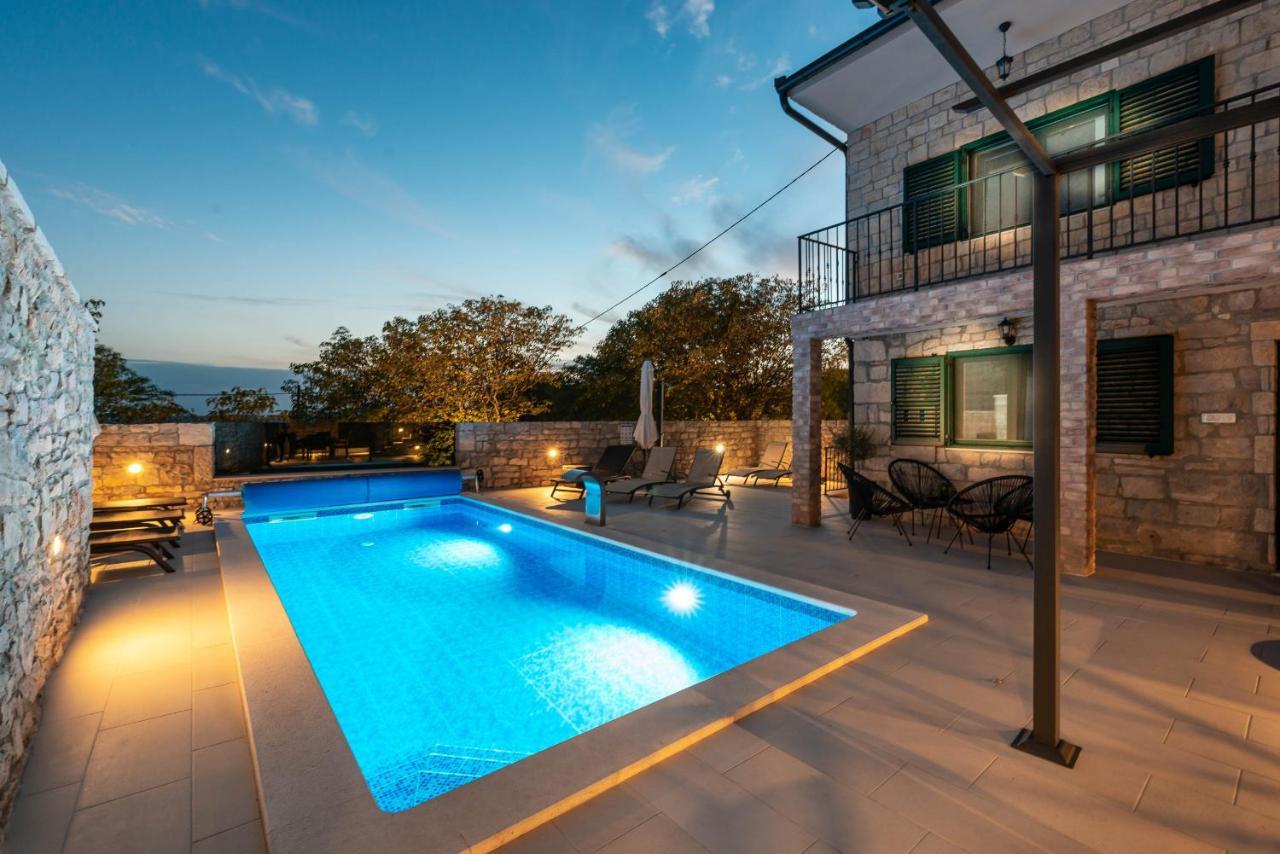 Stone Villa Didovi Snovi With Heated Pool Lisane Ostrovicke Екстер'єр фото