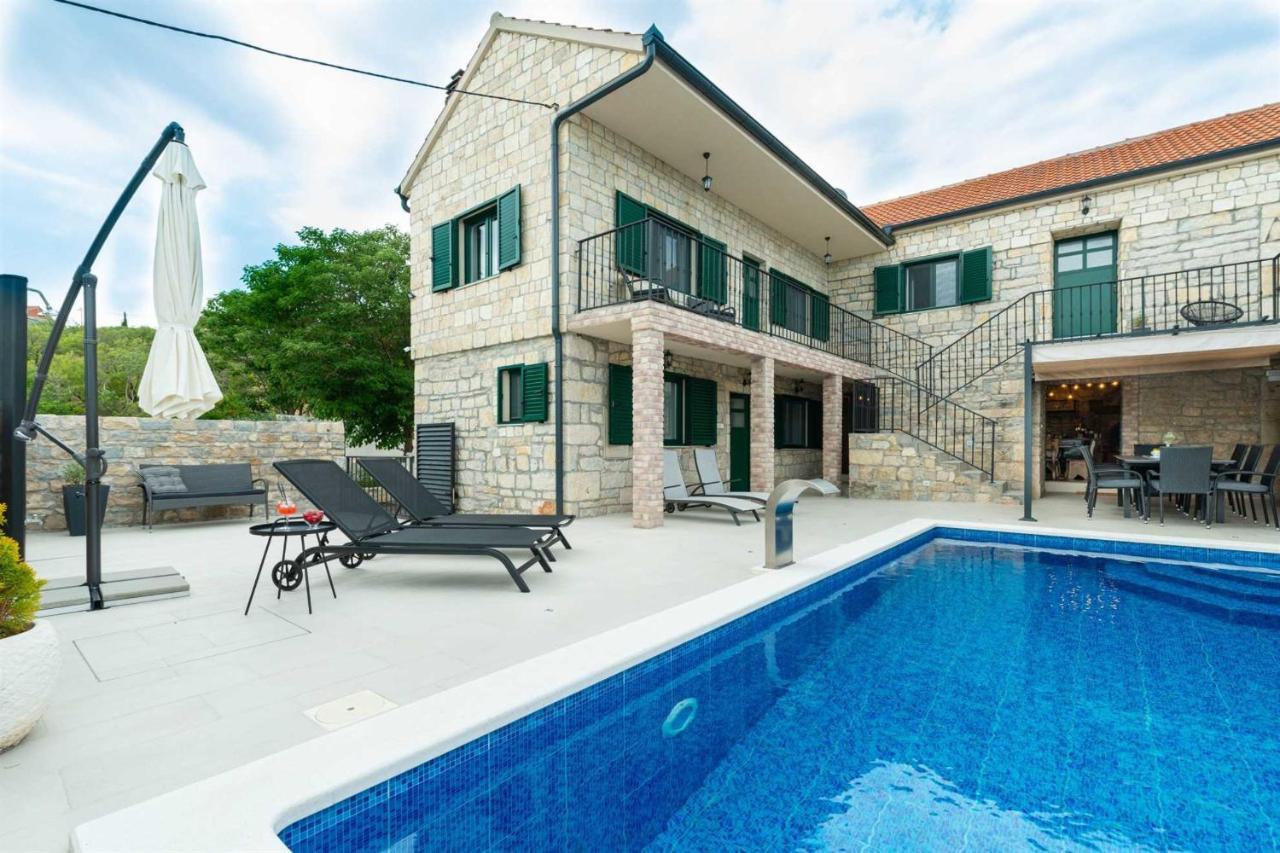 Stone Villa Didovi Snovi With Heated Pool Lisane Ostrovicke Екстер'єр фото